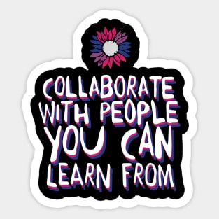 collaborate with people Sticker